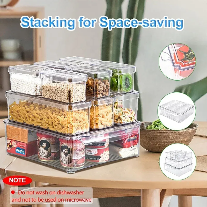 Clear Plastic Food Storage Containers 2
