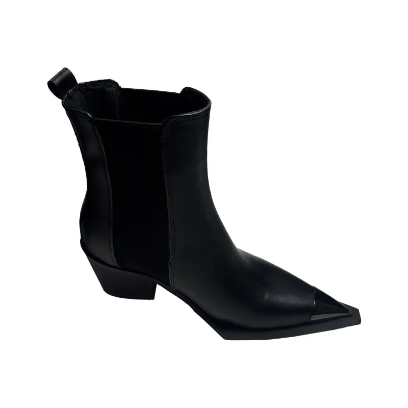 Luxury Designer Pointed Toe Chelsea Ankle Boots 6