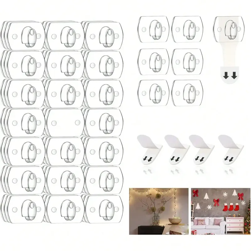 Mini Waterproof Adhesive Wall Hooks 6
