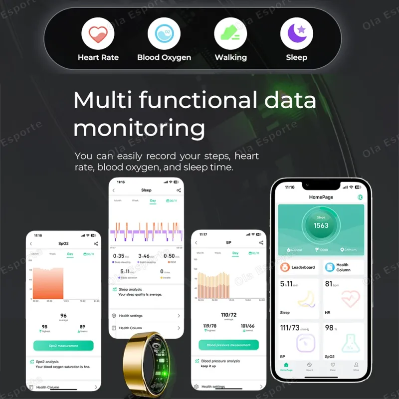 2025 Smart Ring Health Tracker 3
