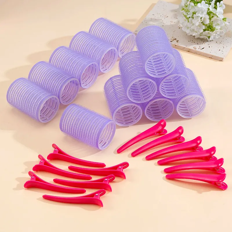 24pcs Self Grip Hair Rollers Set 4