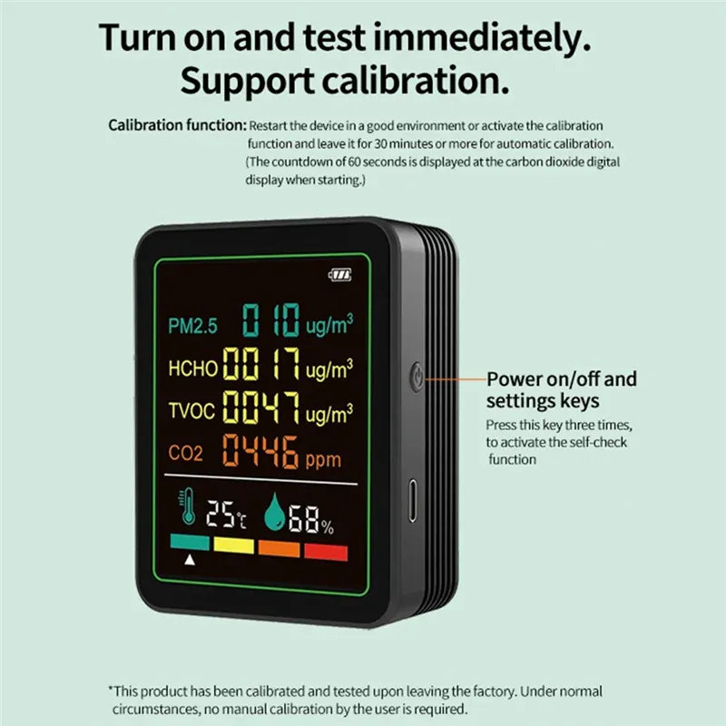 BAAY 6-in-1 Air Quality Monitor 4