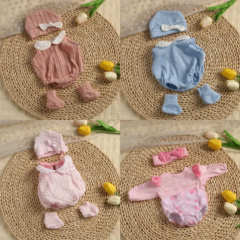Cute Doll Jumpsuit Set for 16" Baby Dolls 1
