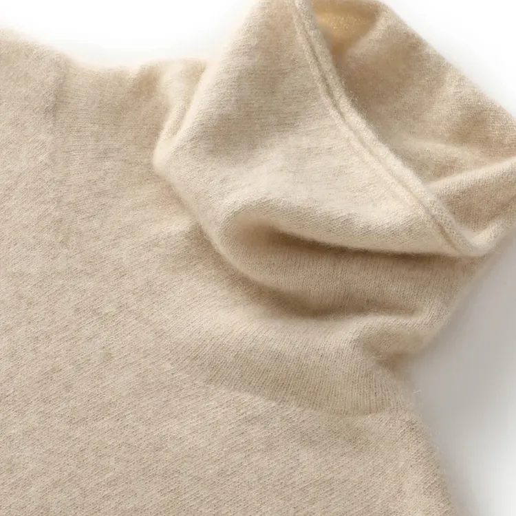 Merino Wool Turtleneck Sleeveless Vest 6