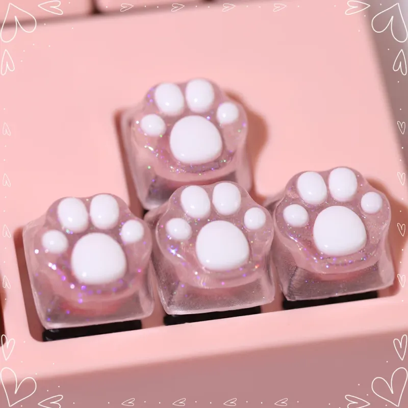 Cat Claw Resin Keycaps (4pcs) 2