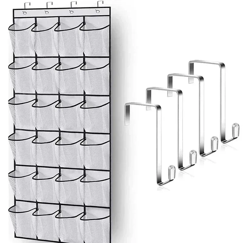 Wall-Mounted Shoe Organizer Storage Rack 3