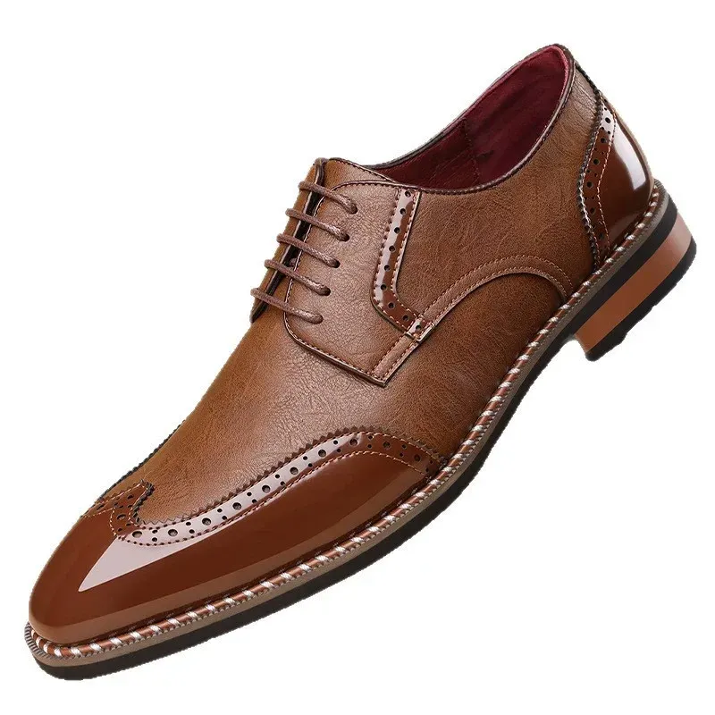 Men's Pointed Toe Oxford Dress Shoes 3