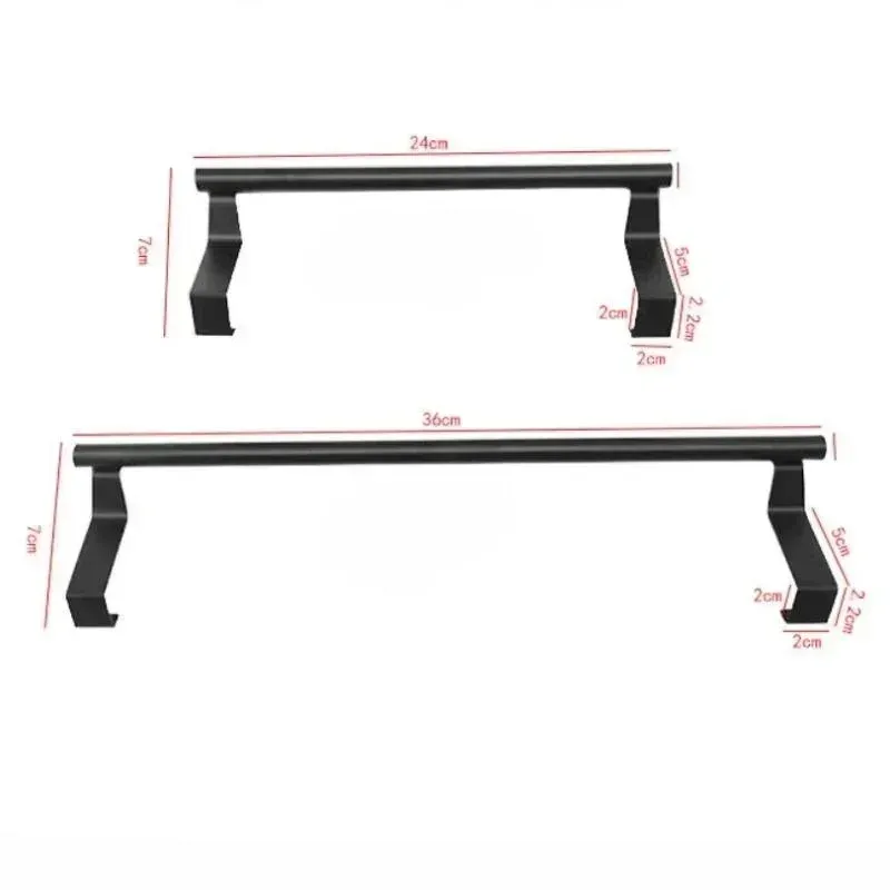 Stainless Steel Over-Door Towel Rack 6