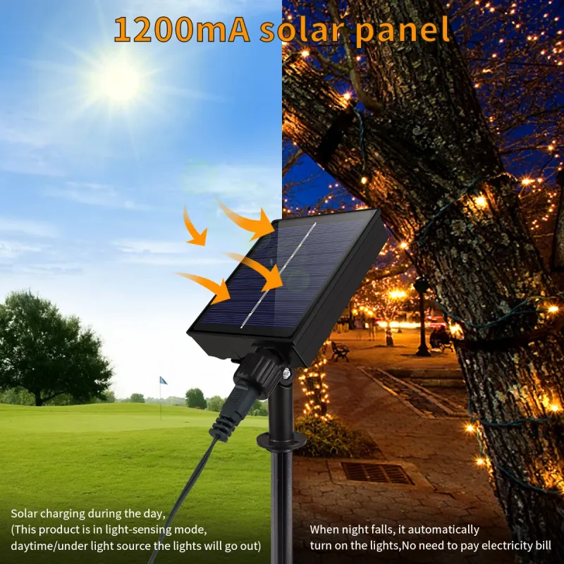 328ft Solar Fairy String Lights 2