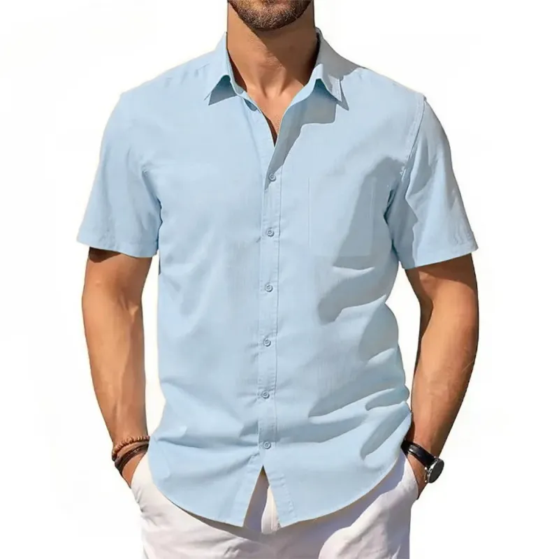 Cotton Linen Hawaiian Shirt 2