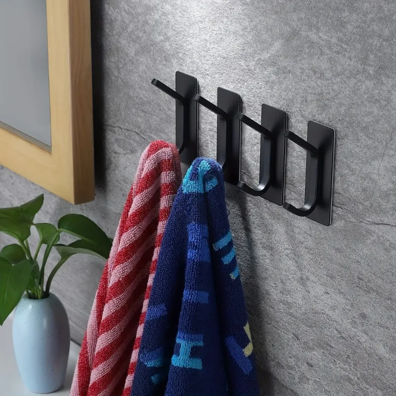 No Drill Adhesive Wall Hooks (4-Pack) 6