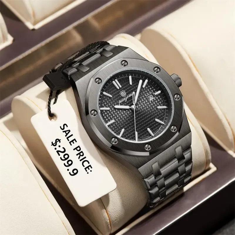 PAAZOMU Luxury Sport Quartz Watch for Men 5