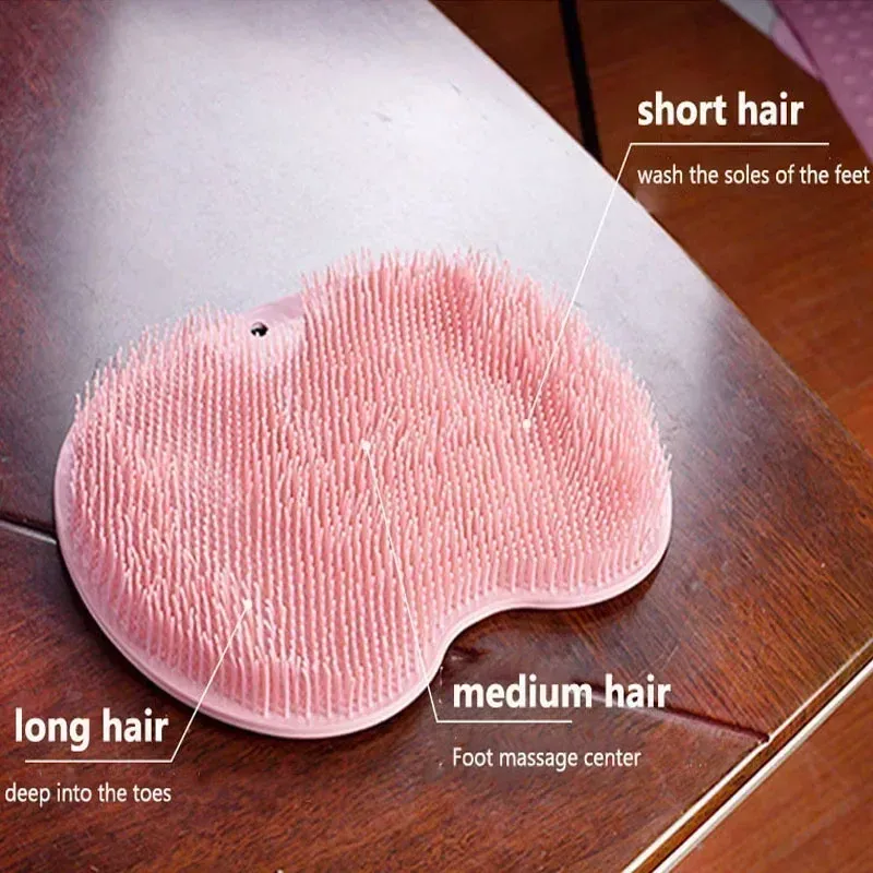 Silicone Back Brush Foot Massage Mat 4