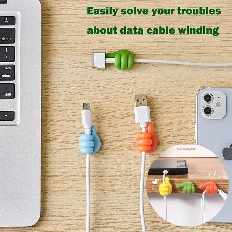 50pcs Silicone Cable Clips 4