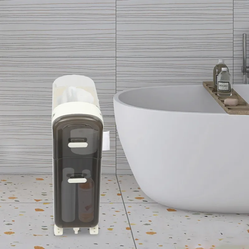 Slim Bathroom Storage Cabinet 1