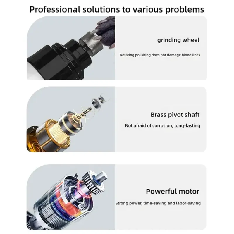 USB Electric Pet Nail Grinder 5