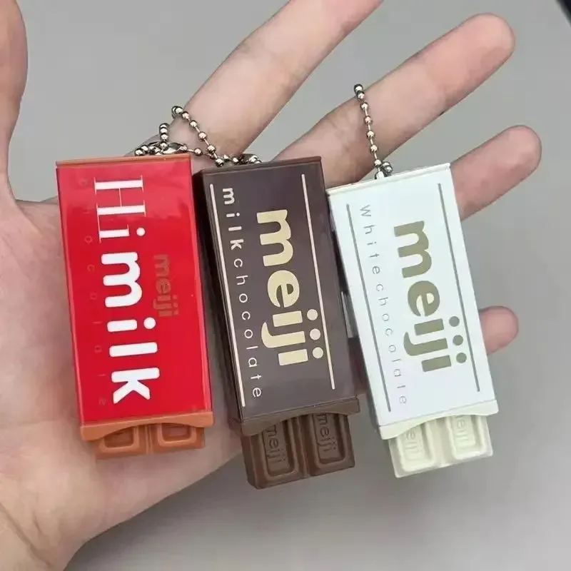 Bendy Chocolate Bar Fidget Keychain Toy 4