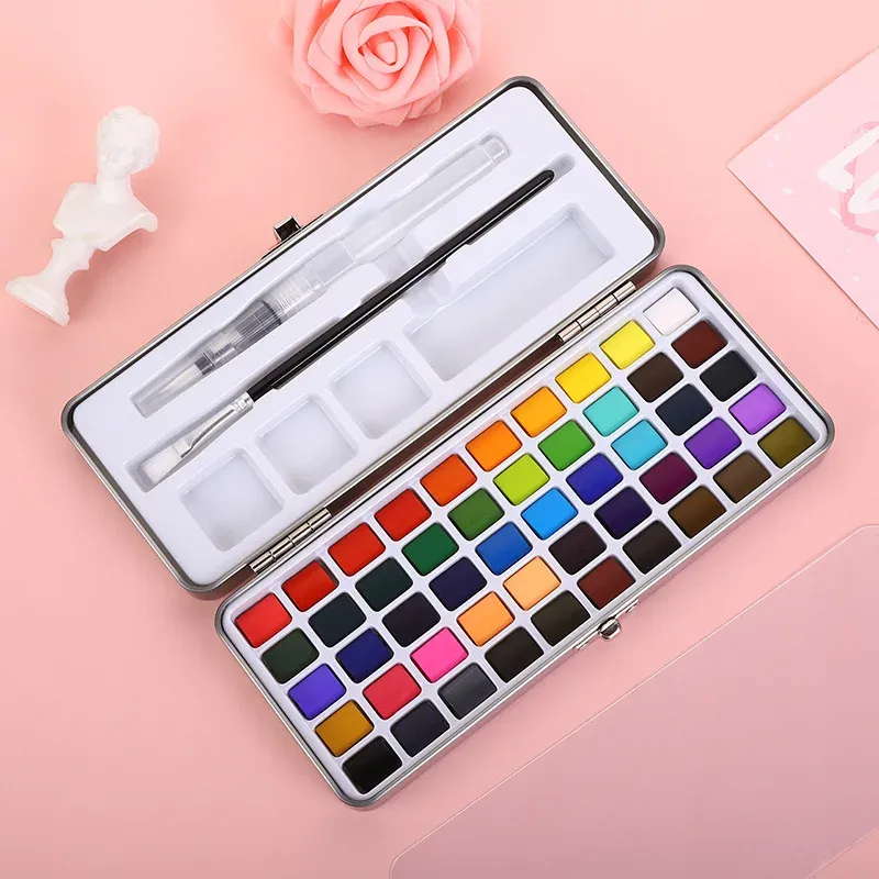 Professional Watercolor Set with Glitter 3