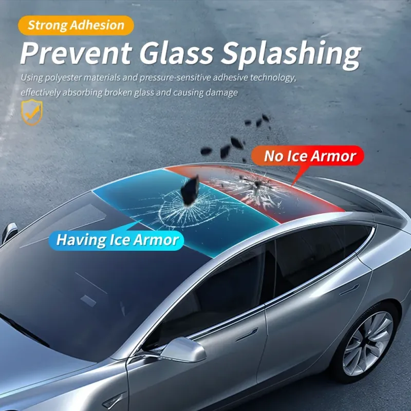 Tesla Model Y Sunroof UV Protection Film 4