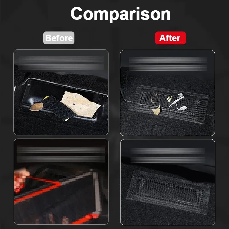 Tesla Under Seat Vent Protector - Anti-Dust Mesh 5