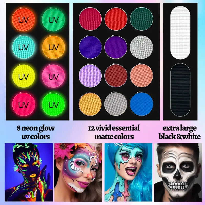22 Color Face & Body Paint Kit 2