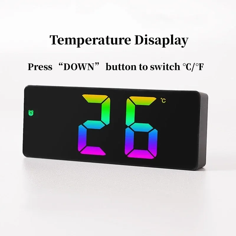 Voice Control LED Alarm Clock 5
