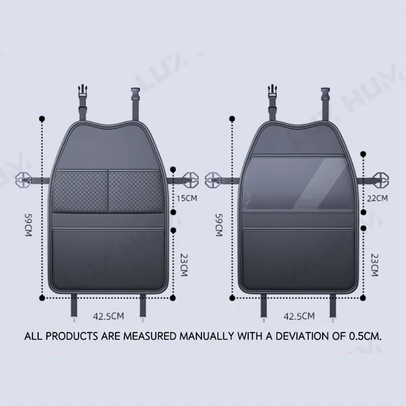 Car Seat Anti-Kick Mat with Organizer 5