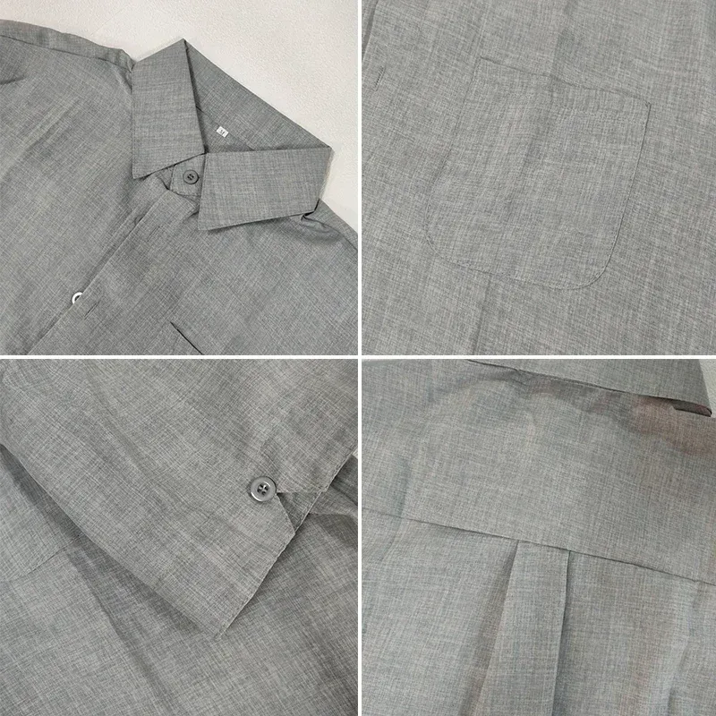 Men's Summer Cotton Linen Shirts 6