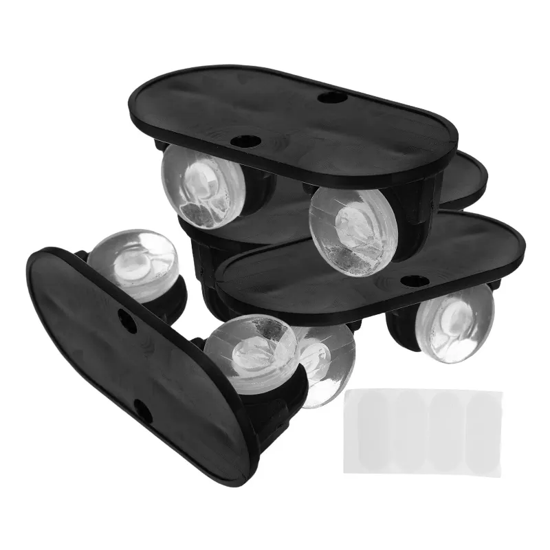 Mini Self-Adhesive Caster Wheels (4-Pack) 5