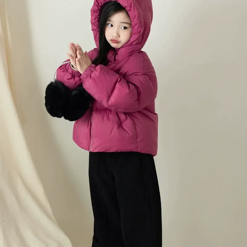 Kids Winter Down Jacket with Hood 3