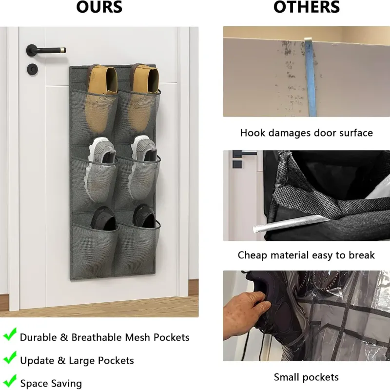 Hanging Shoe Organizer 2-Pack 4