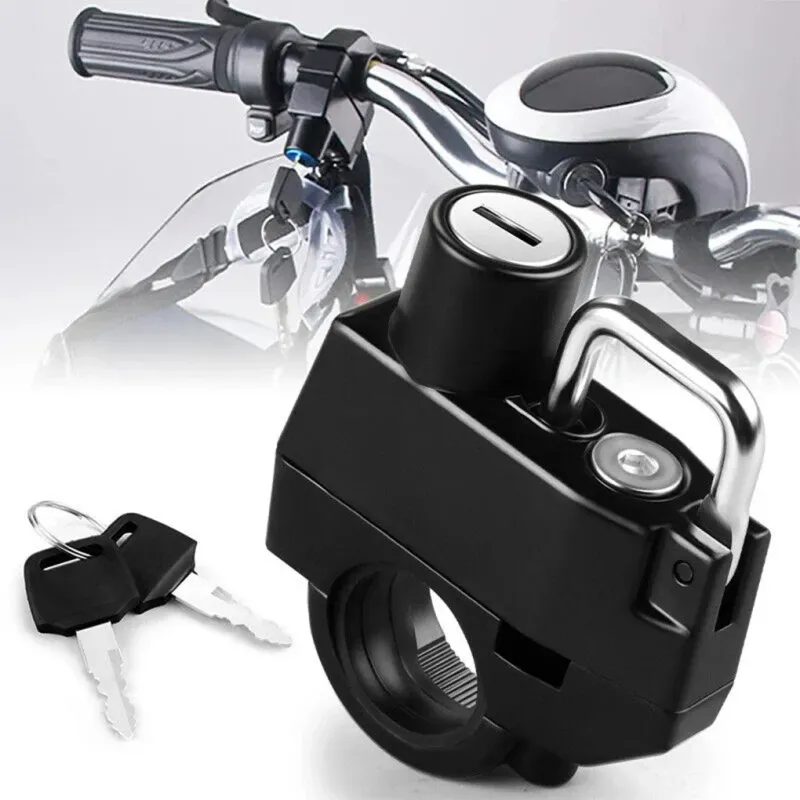 Anti-Theft Motorcycle Helmet Lock 1