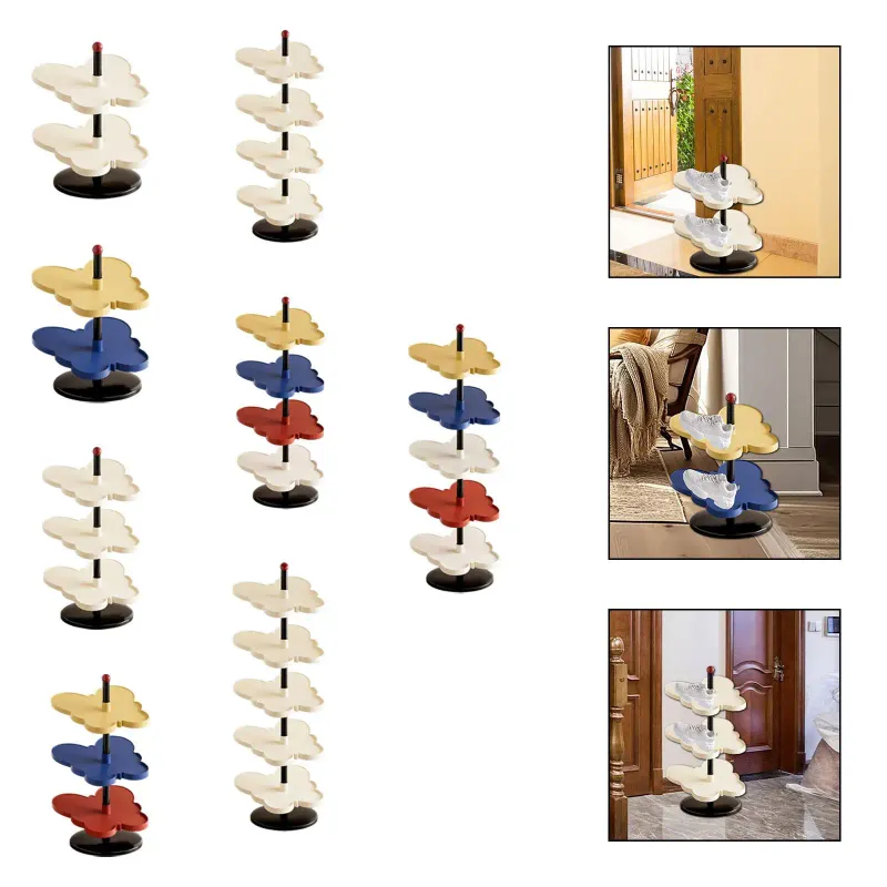 Vertical Anti-Slip Narrow Shoe Rack 4