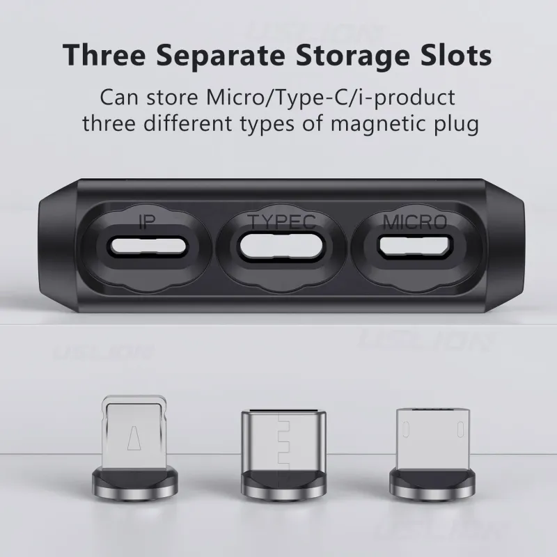 Magnetic Plugs Storage Box 3-in-1 6