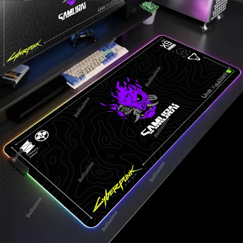 RGB Ghost Head Gaming Mouse Pad 2