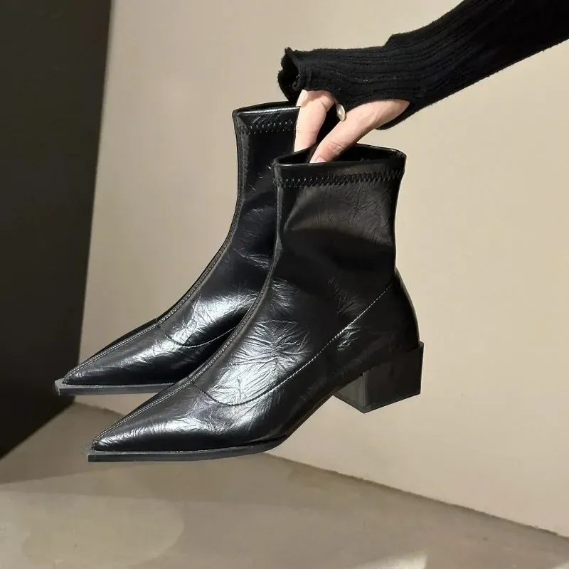Women's Pointed Toe Ankle Boots 2