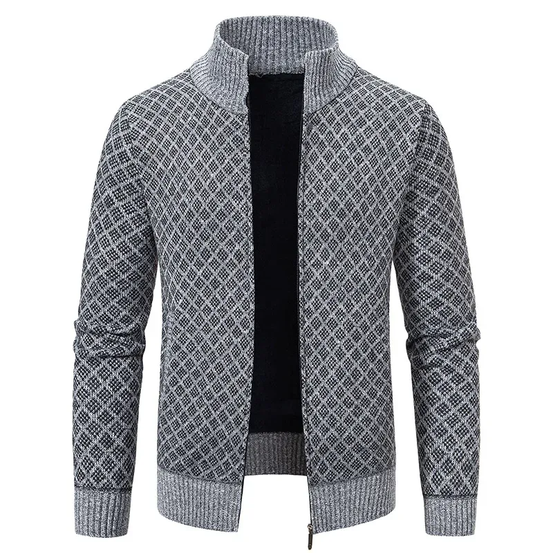 Men's Korean Slim Fit Knit Cardigan 1