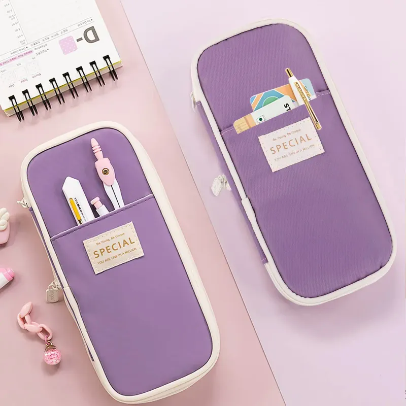 Kawaii Pencil Cases Large Capacity Pencil Bag Pouch Holder Box for Girls Office Students Organizer School Stationery Supplies 3