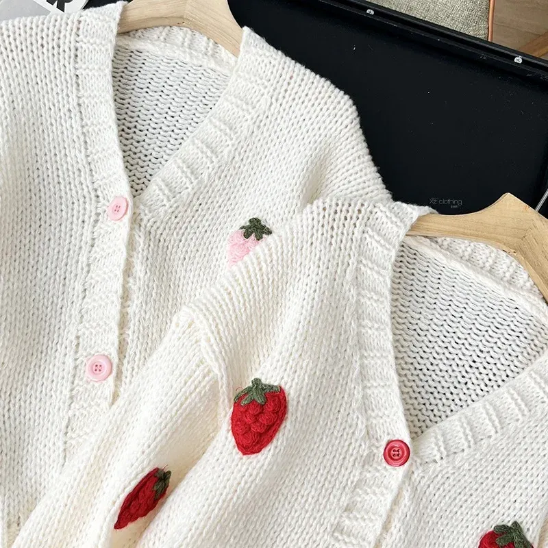 Strawberry Preppy Cardigan - Spring 2026 6