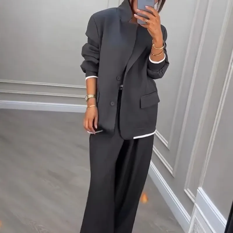 Women's 2-Piece Blazer Outfit Set 3