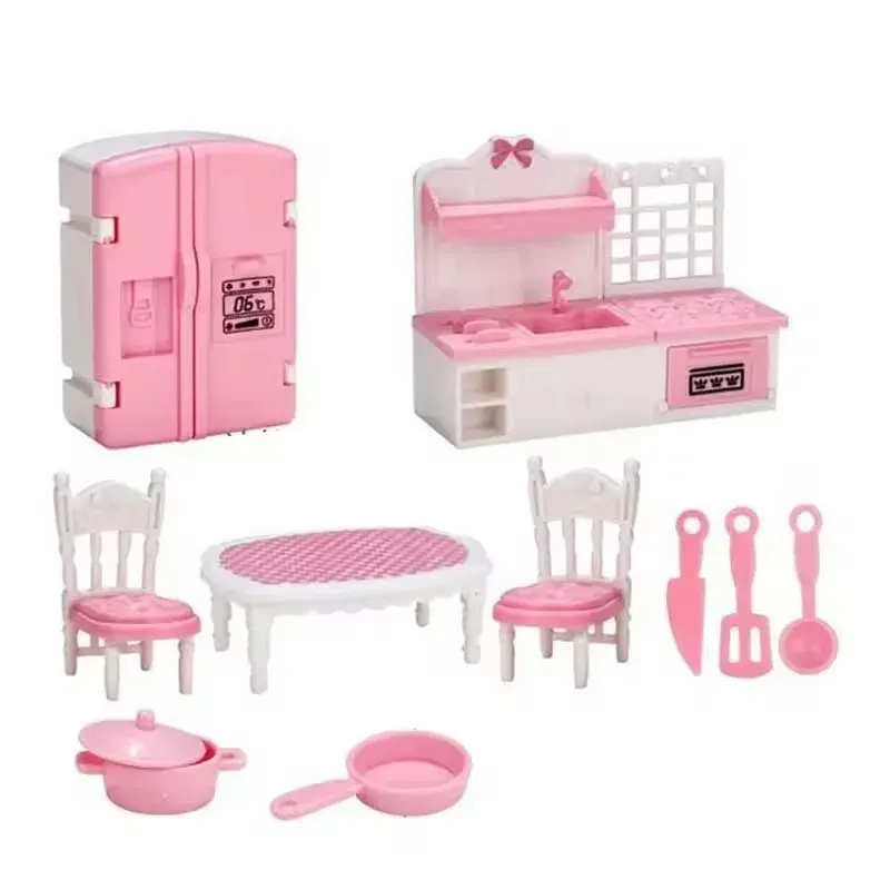 Mini Dollhouse Furniture Playset 4