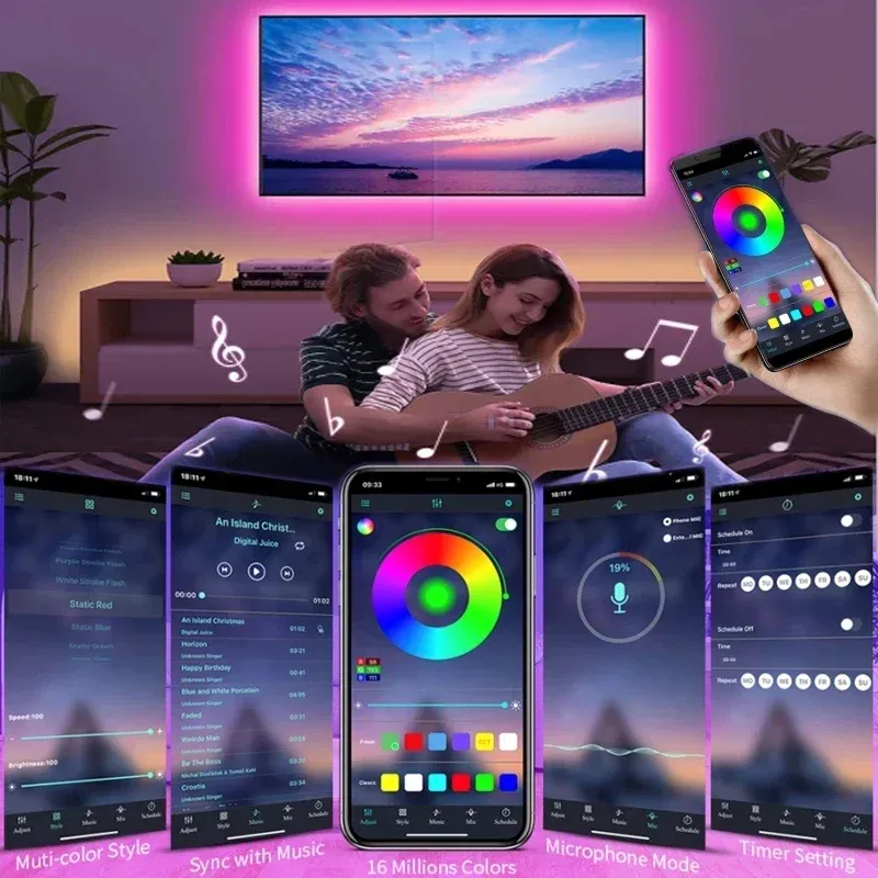 RGB LED Strip with App Control 5