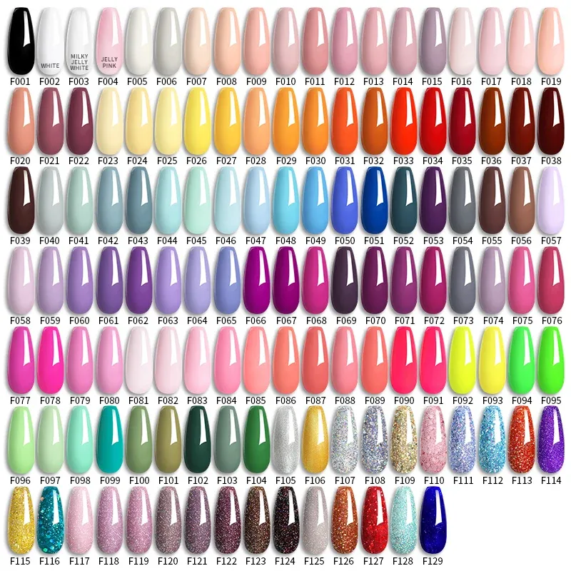 LILYCUTE 6Pcs Bright Pink Gel Nail Polish Set 3