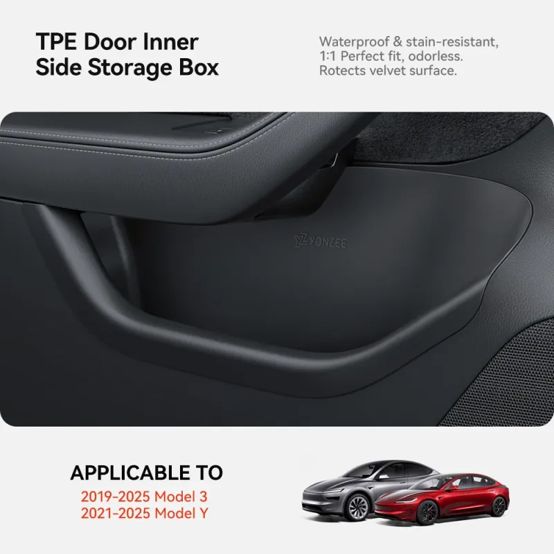 YZ Tesla Door Storage Box for Model Y/3 2