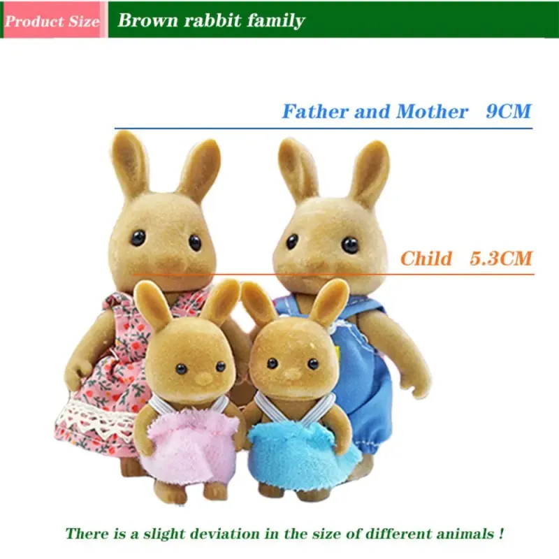 Mini Animal Dollhouse Kitchen Set 3