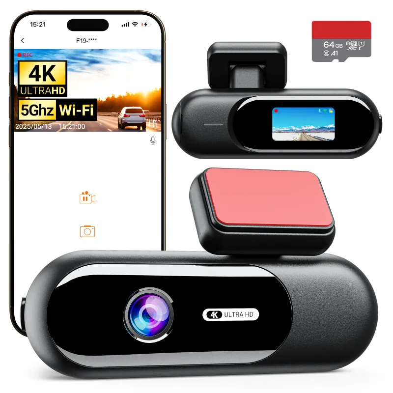 4K WiFi Dual Dash Cam Front+Rear 1