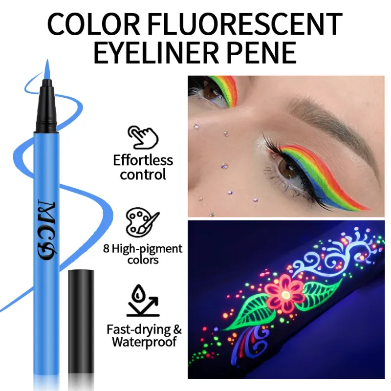 8-Color Neon UV Eyeliner Pen Set 3