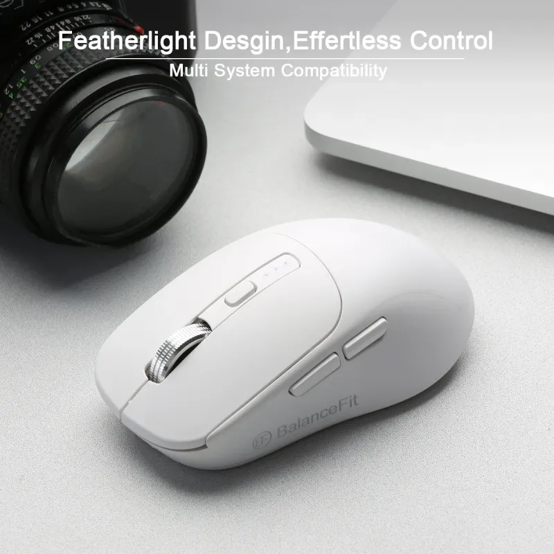 Ergonomic Wireless Mouse 2.4GHz + Bluetooth 6