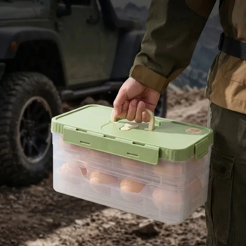 Stackable Egg Storage Box with Lid 6