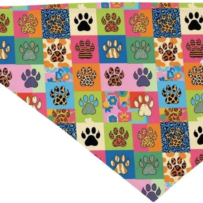 Cooling Dog Bandana Scarf Set 4